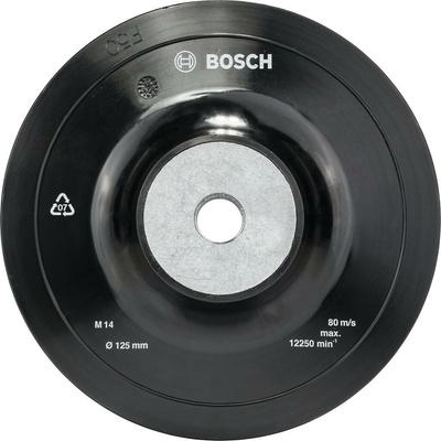 Bosch Accessories 1608601033 Opěrný talíř - 125 mm, 12 500 U/min Průměr 125 mm