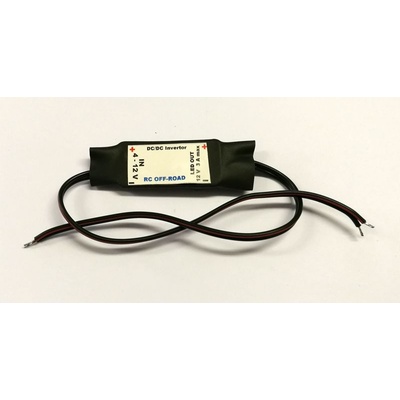 Modelcentrum Napěťový měnič DC/DC 4-12V výstup 12V 3A konektory JST