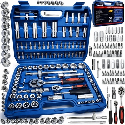 ONDRAGON Sada nástrčných klíčů 108 dílů – ráčny, bity Torx a nástavce v kufru – Zbozi.Blesk.cz