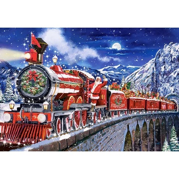 Castorland - Puzzle Santa's Coming to Town - 1 000 piese