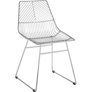 Premier Housewares Метален трапезен стол в сребрист цвят District - Premier Housewares (5501313)