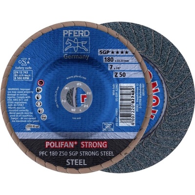 Pferd Vějířovitý brusný kotouč 180 x 22.23 mm 67788180 10 ks