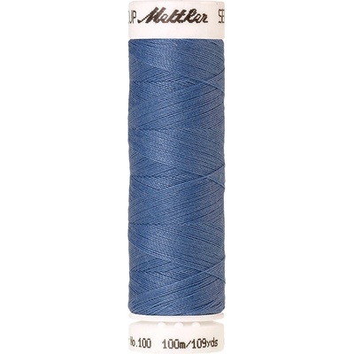 Nitě SERALON 100m na univerzální šití, polyester AMANN Mettler - více barev 6677: 1469 světle modrá