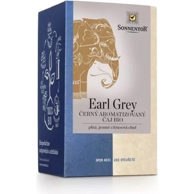 Sonnentor Earl grey-čierny čaj dvojkomorový 27 g