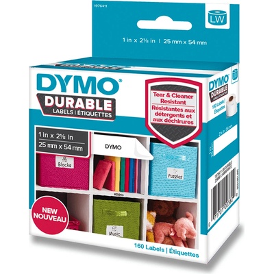 Dymo LW Durable 1976411 - originální polypropylenové štítky - multifunkční, 54 × 25 mm, 160 ks