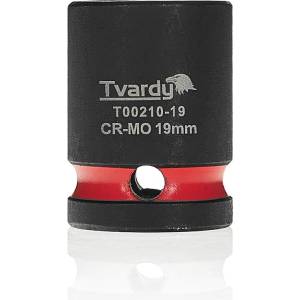 Tvardy Ударна вложка Tvardy 1/2" 6-стенна 19 мм CR-MO 81582 (T00210-19)