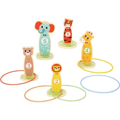 Tooky Toy Дървена игра с рингове tf401