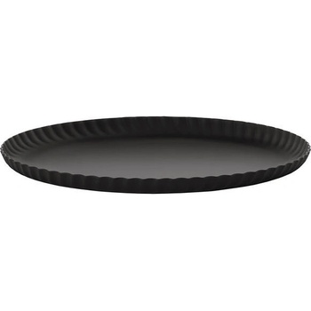 Alessi Pleats Табла за сервиране кръгла 23 см, черна (JK02/23 B)