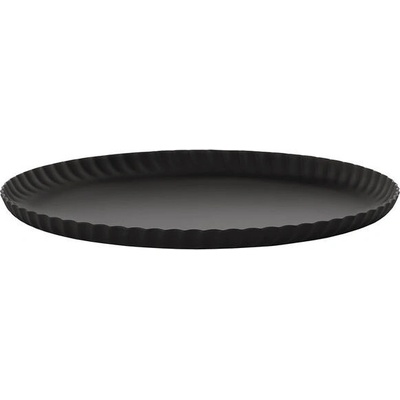 Alessi Pleats Табла за сервиране кръгла 23 см, черна (JK02/23 B)