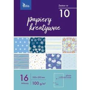 TETIS Creative papers A4 16 sheets No. 10 KB030-10