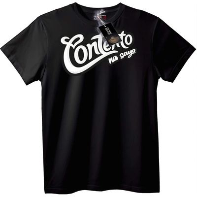NOONEBRAND Тениска Contento na sayo - 2XL, Black