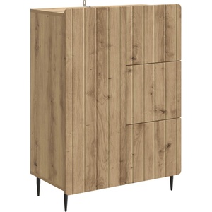 vidaXL Служебен шкаф Дъб артизан 66 x 34, 5 x 91, 5 см (894404)