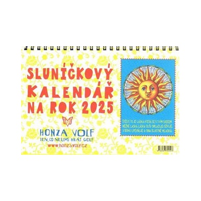 Slniečkový stolný Honza Volf 2025