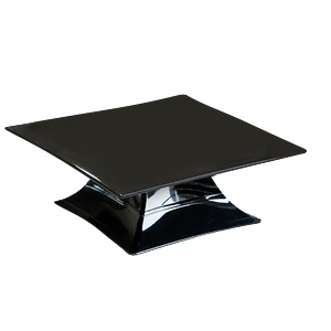 ALKAN AN-Плато квадрат на столче 20x20x7см ЧЕРНА(ZCP-626-3) (0136337)