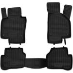 LEMENT Element 3D rubber floor mats suitable for VW Passat B6 / VW Passat B7 | 2005-2015 | 100% custom-fit all-weather floor mats made of TPE, high edge, waterproof, non-slip, odorless
