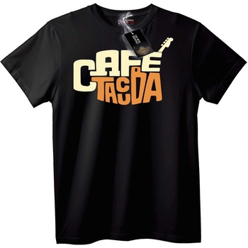 NOONEBRAND Тениска Музика Cafe Tassa - 2XL, White
