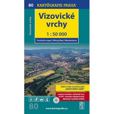 Vizovické vrchy mapa 1:50 000