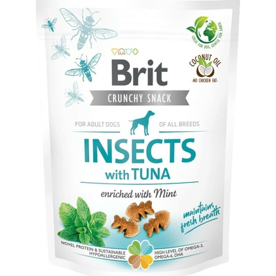 Brit Care Dog Crunchy Cracker Insects with Tuna enriched with Mint 200 g