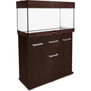 Diversa Solid LED akvarijní set rovný wenge 112 l