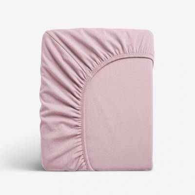 Goldea jersey elastické prostěradlo pudrově růžové 120x200