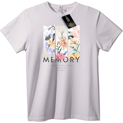 NOONEBRAND Тениска Флорален Спомен - 3XL, Black
