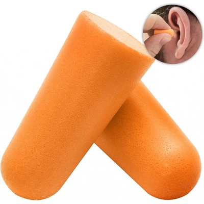 Medic 1201 Štuple do uší 2,5 x 1,2 cm oranžová 1pár