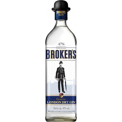 Broker's London Dry Gin 47% 0,7 l (holá láhev)