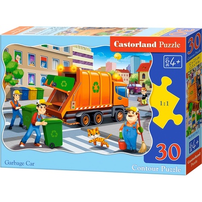 Castorland Garbage Car 30 dielov