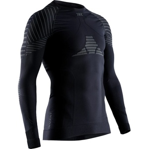 X-Bionic Мъжко синтетично термобельо X-Bionic Invent 4.0 Shirt L/S Longsleeve - Black / Charcoal (014-2276-0113)