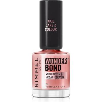 Rimmel Wonder'Bond lak na nehty odstín 001 No Muss No Fuss 12 ml