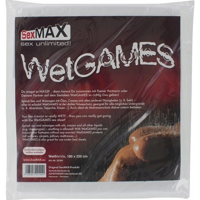 JoyDivision SexMAX WetGAMES Sex-Laken 180 x 220 cm Weiß (fitted sheet