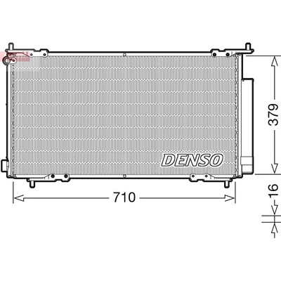 Kondenzátor klimatizace DENSO DCN40015