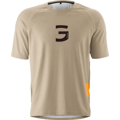 Gonso Мъжка фланелка с къс ръкав за колоездене Gonso Trail Jersey Cycling jersey - Jonesboro Cream (056-4110-0212)
