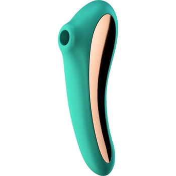 Image 1 of Satisfyer Dual Kiss Green