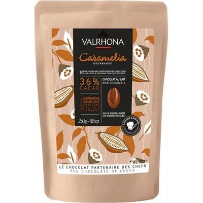 Valrhona Feves Čokoláda Caramelia 36% 250 g