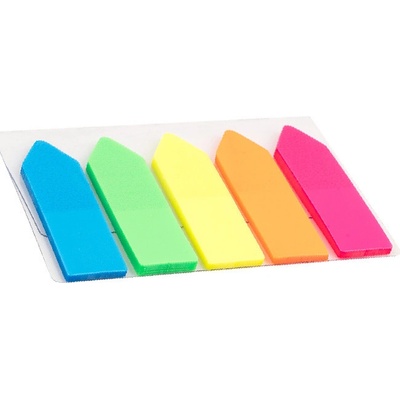 Лепящи индекси Delta PVC 45х12mm 5x25л. стрелка (1302058-D2450-02-1302032)