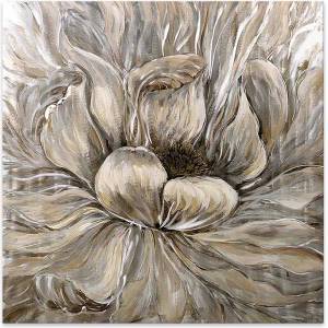 TopMebel " Golden Flowers" картина TopMebel върху платно с дигитален печат 100x100x3cm