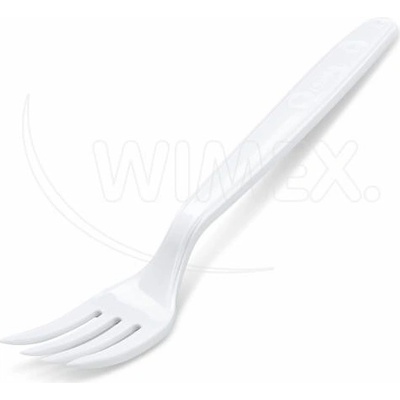 Wimex Vidlička PP znovu použiteľná biela 18,5cm