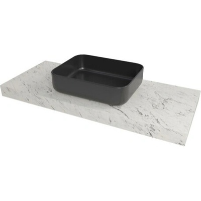 Naturel Dolce doska pod umyvadlo 83,5 x 8 x 50 cm mramor Carrara biela mat DO8050MCB
