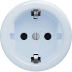 Kliklap - Ретро домашна розетка без рамка SCHUKO 230V/16A синя (KA0108)