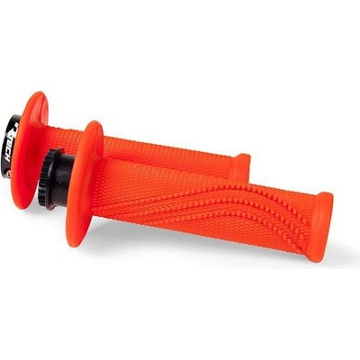 Gripy lock-on R20 Wave, RTECH (neon oranžové, 1 pár)