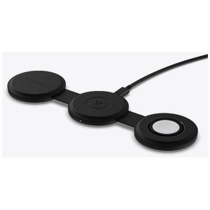 Satechi OntheGo 3-in-1 Wireless Charger - Black (ST-QTG31K) - iStore