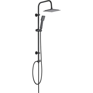WENKO Матово черен душ комплект от неръждаема стомана 101 cm Cuadro - Wenko (25486100)