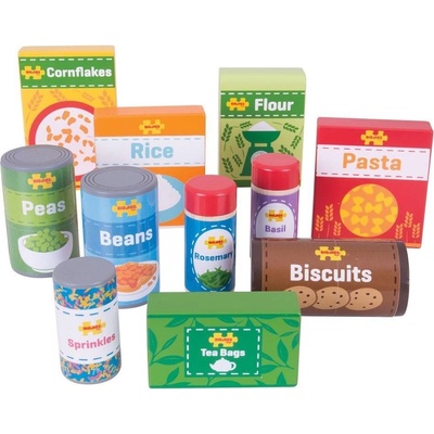 Bigjigs Toys sada trvanlivých potravin