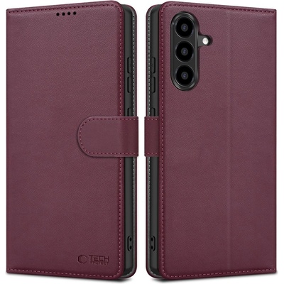 Tech-Protect Кожен тефтер за Samsung Galaxy A36 / А56 / А37 5G от Tech-Protect Wallet - Mulberry (5906302392377)