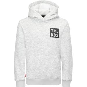 TROLLKIDS Детски суичър Trollkids Kid's Rosfjord Sweater Hoodie - Light Grey - размер 152 (EU) (704-6253-0317)