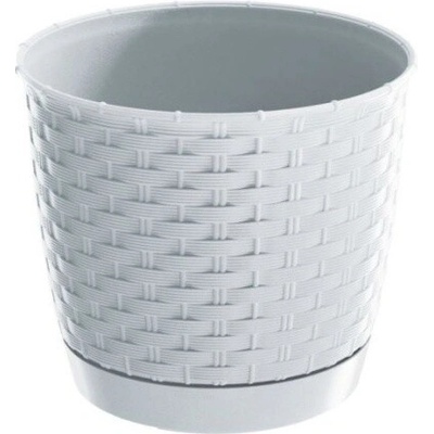 Prosperplast DRLO250 Kvetináč Ratolla Round 25cm Biela S449