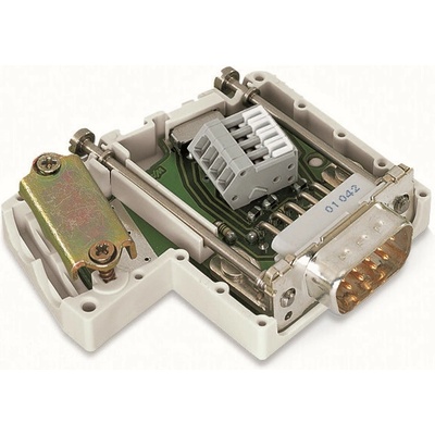 WAGO Konektor 750-960 průmyslové sběrnice PROFIBUS Se zástrčkou D-Sub 9pólová, šedá 750-960