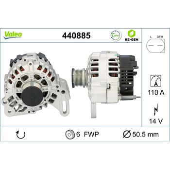 Alternátor VALEO 440885