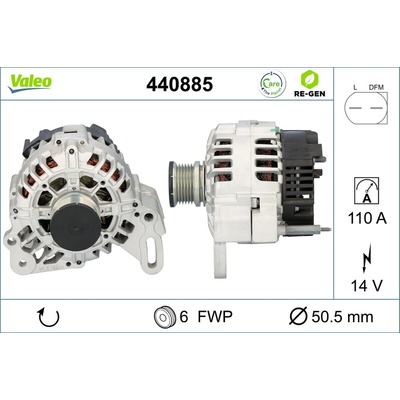 Alternátor VALEO 440885